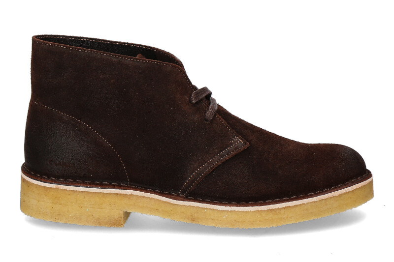 Clarks Originals Schnürer DESSERT BOOT DARK TAN SUEDE 