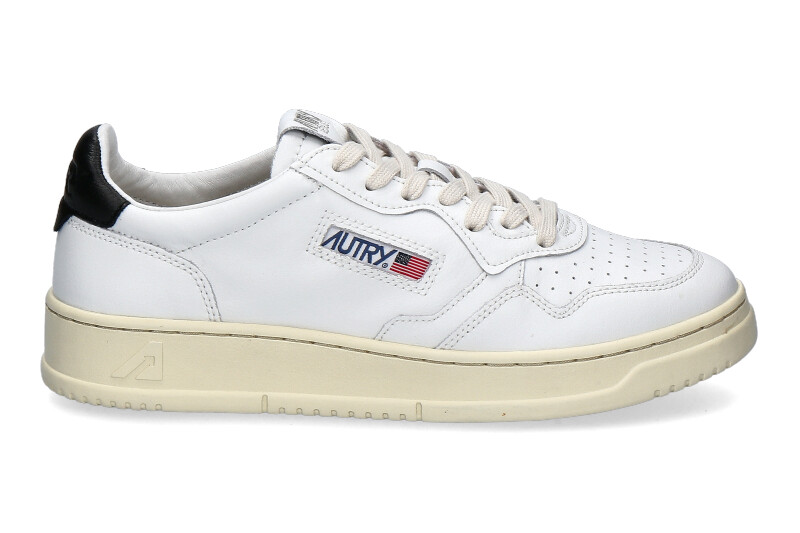 Autry Sneaker LOW MAN LEATHER WHITE/BLACK (43)