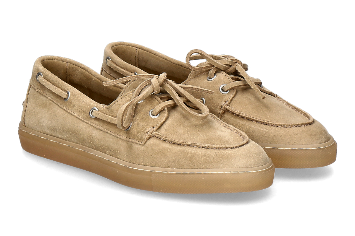 Copenhagen Studios Damen- Mokassin CPH160 SUEDE- sand/ cream