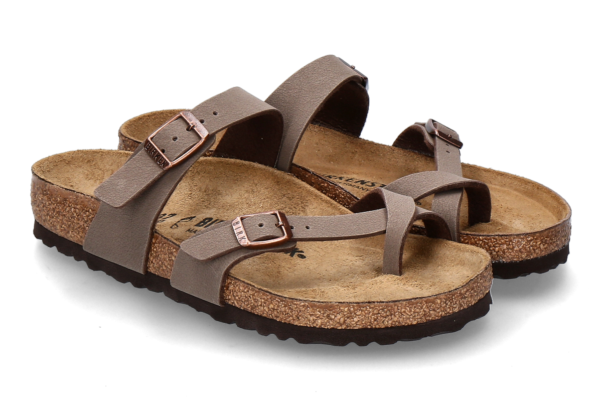 Birkenstock Damen- Pantolette MAYARI NORMAL- mocca/ braun