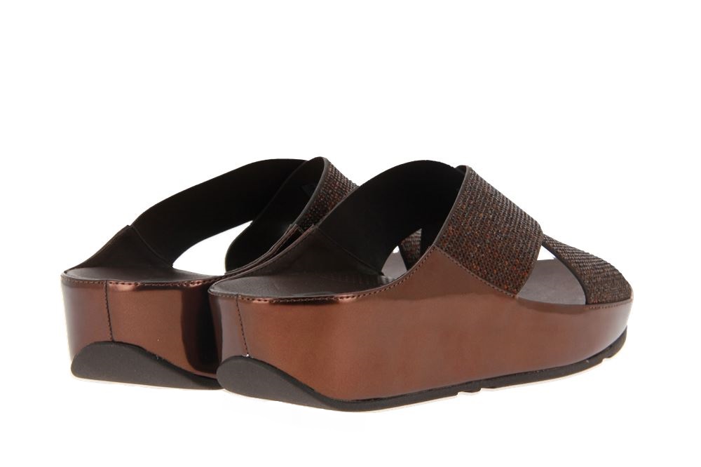 Fitflop Pantolette CRYSTALL™ SLIDE BRONZE (39)