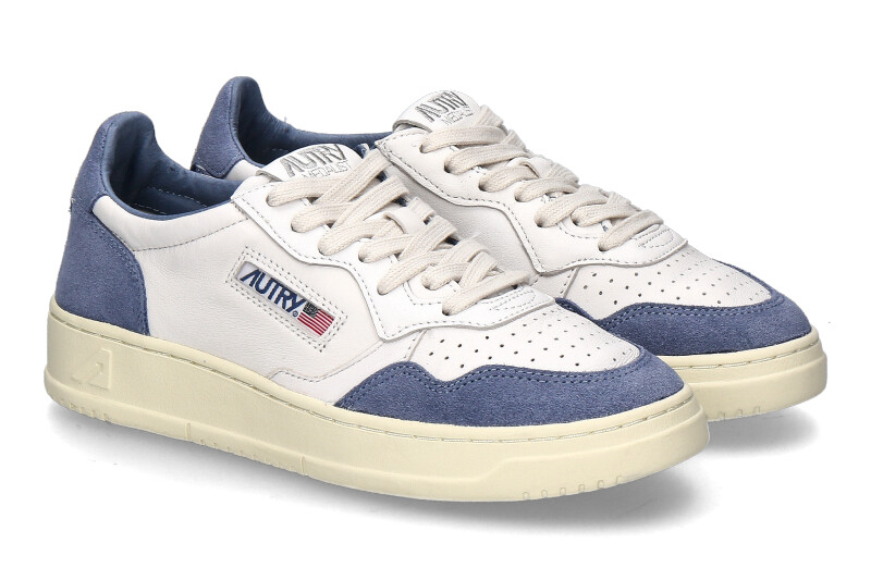 Autry Damen-Sneaker MEDALIST GOAT EW01- edelweiss/ claudia blau