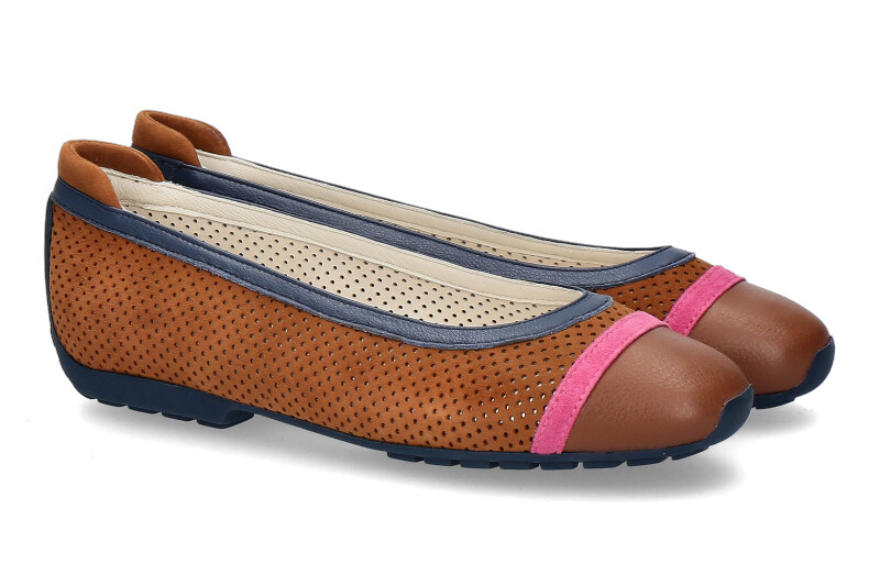 Mania Ballerina CAMOSCIO LION 637 MARINE (40½) Mania Ballerina CAMOSCIO LION 637 MARINE (40½)