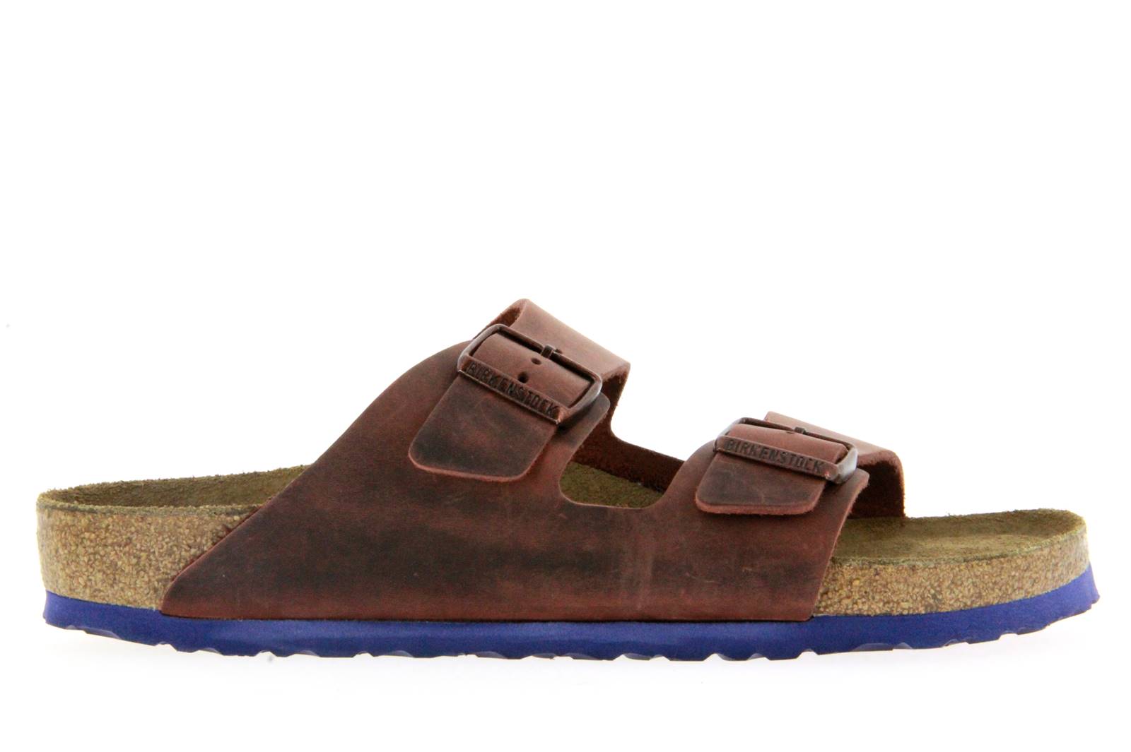 Birkenstock Pantolette ARIZONA SCHMAL FETTLEDER HENNA (45)