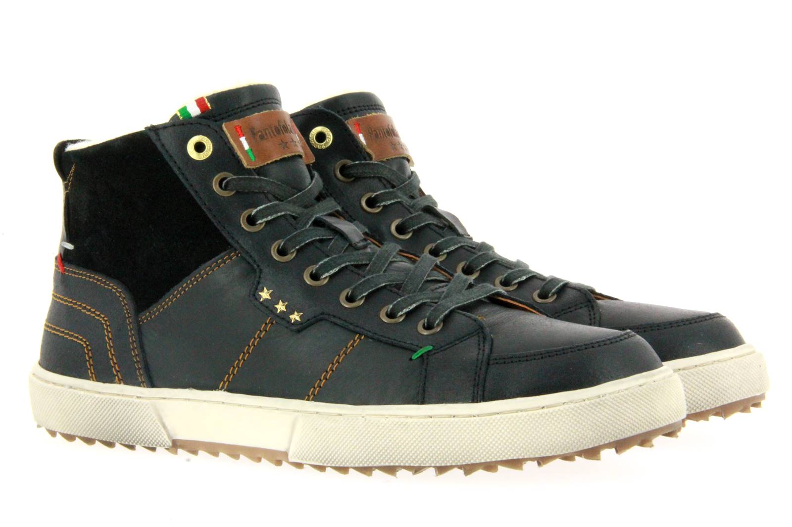 Pantofola d'Oro Sneaker MISANO FUR MID MEN BLACK (43)