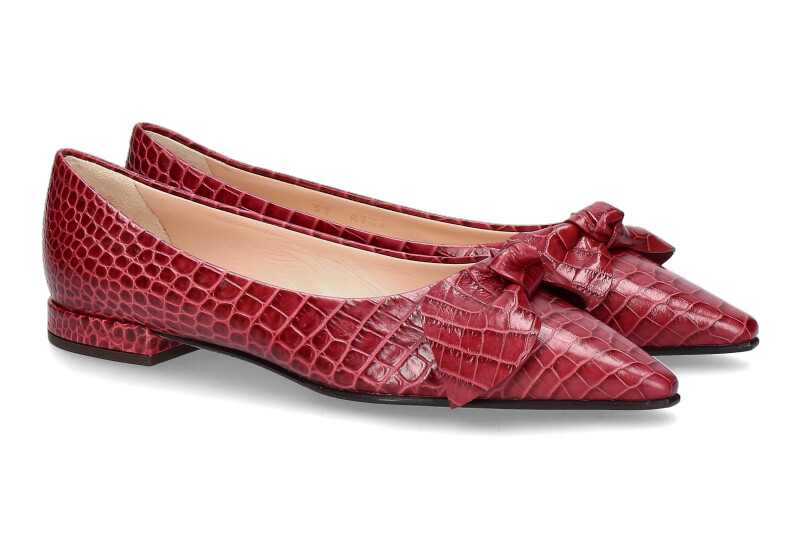 Unützer Ballerina PRINTED COCCO BORDEAUX (42½)