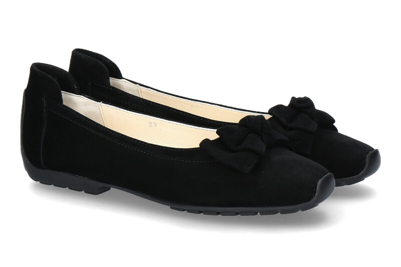 Mania Ballerina CAMOSCIO NERO BOW Mania Ballerina CAMOSCIO NERO BOW