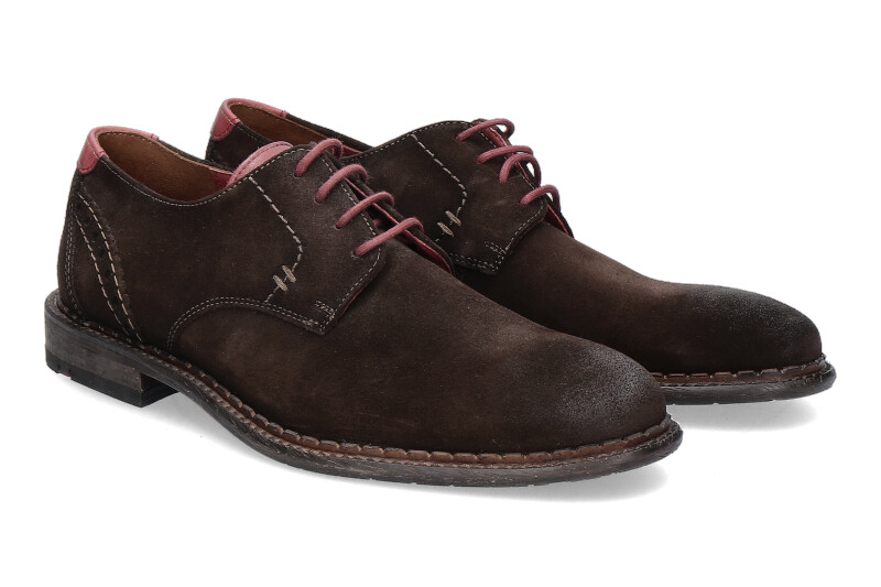 Lloyd Schnürer GIDEON LIBRA SUEDE CALF T.D.MORO BORDO (40½) Lloyd Schnürer GIDEON LIBRA SUEDE CALF T.D.MORO BORDO (40½)