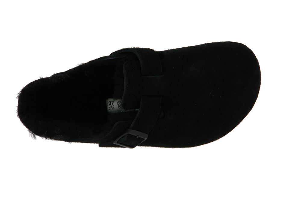 Birkenstock Clogs gefüttert BOSTON NORMAL FUR BLACK (43)