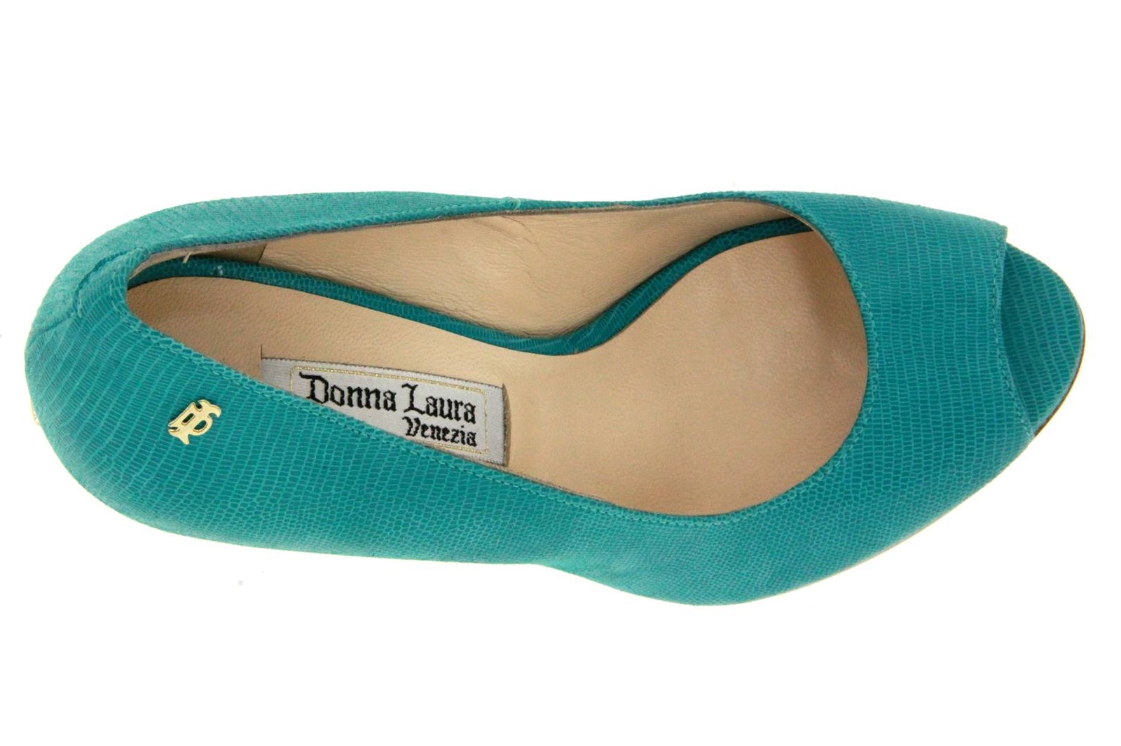 Donna Laura Venezia Peeptoe CAMOSCIO TEJUS CARAIBI (40)