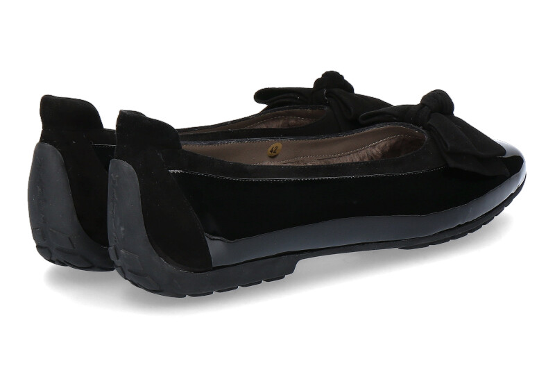 Mania Ballerina gefüttert PIUMA NERO CAMOSCIO NERO MONTONE (39½) Mania Ballerina gefüttert PIUMA NERO CAMOSCIO NERO MONTONE (39½)