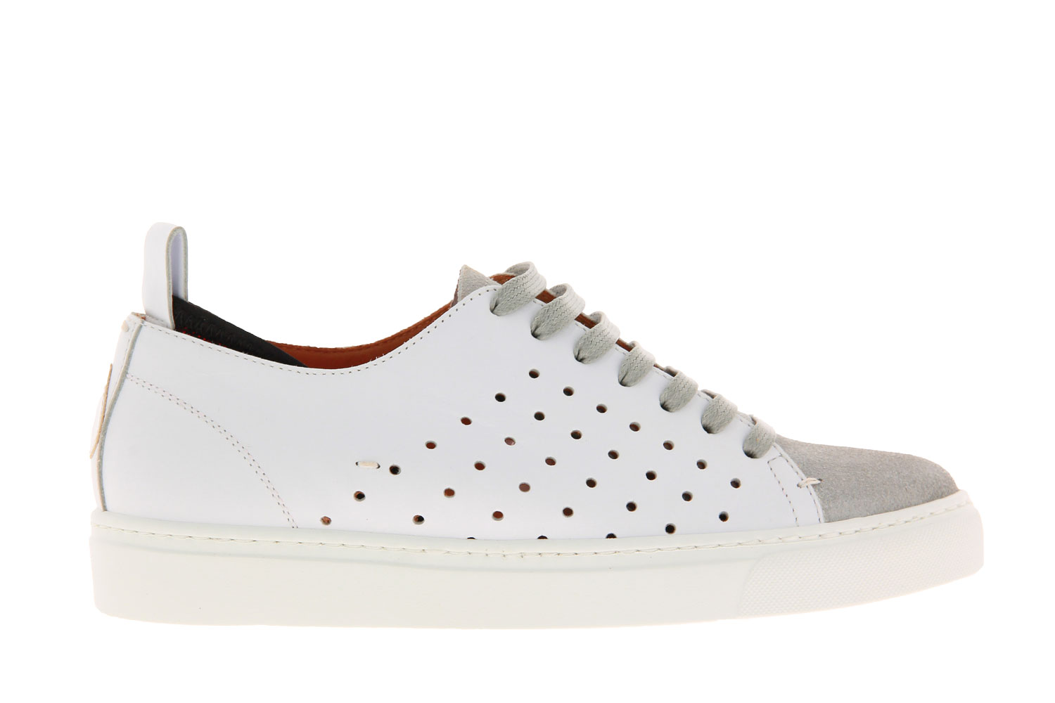 Levius Sneaker RIVA HOLE CAMOSCIO BIANCO GHIACCIO (37 )