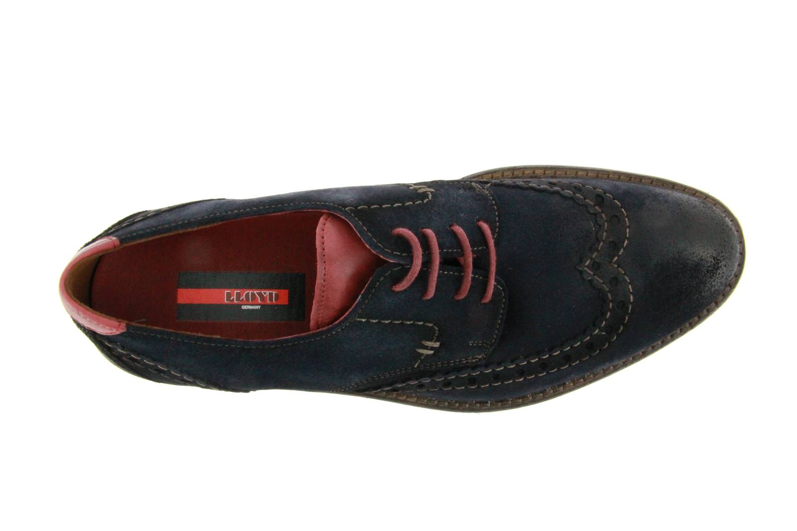 Lloyd Schnürer GILES LIBRA SUEDE CALF OCEAN BORDO (41) Lloyd Schnürer GILES LIBRA SUEDE CALF OCEAN BORDO (41)