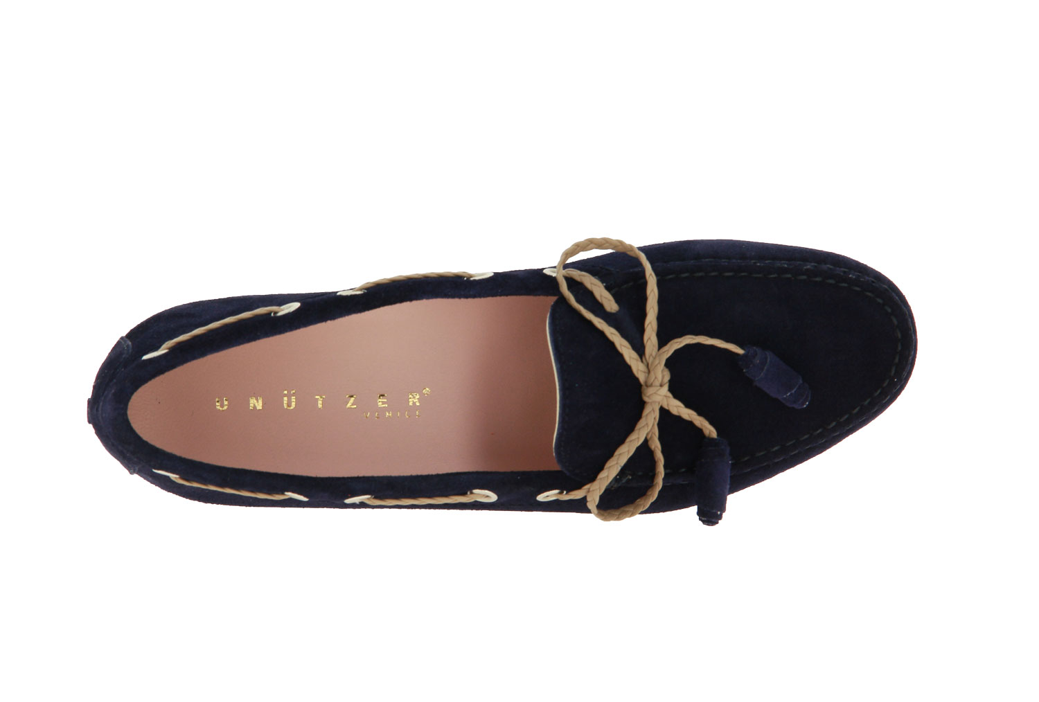 Unützer Slipper VELOUR BLUE MOUSSE DESERT (41)