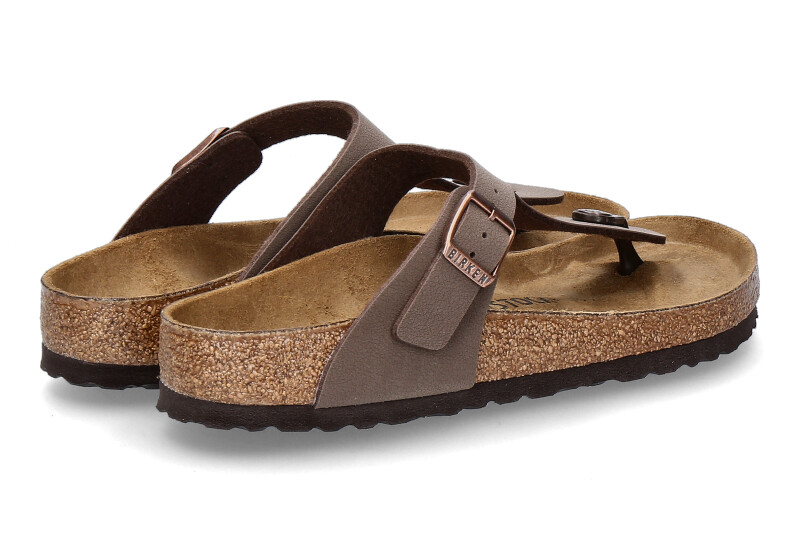 Birkenstock Pantolette normal GIZEH NUBUK MOCCA  (45)