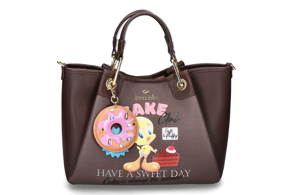 Braccialini Handtasche AMY TWEETY CAKE- brown/ braun