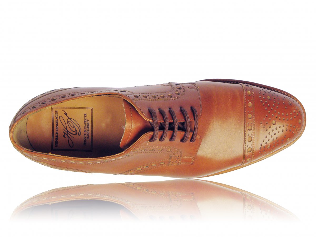 Heinrich Dinkelacker Schnürschuh LUZERN HALF BROGUE NUT-41