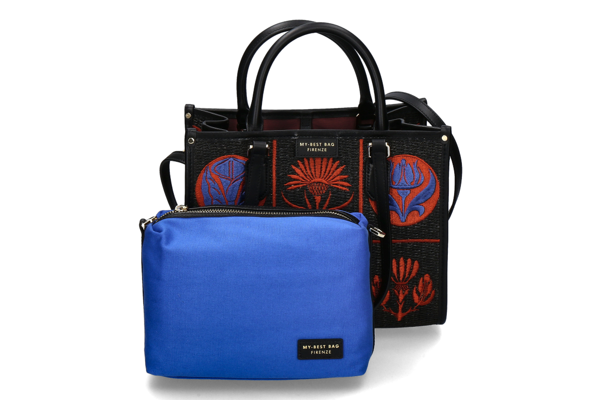 My-Best Bag Firenze Tasche ATENA LIBERTY- schwarz/ mehrfarbig