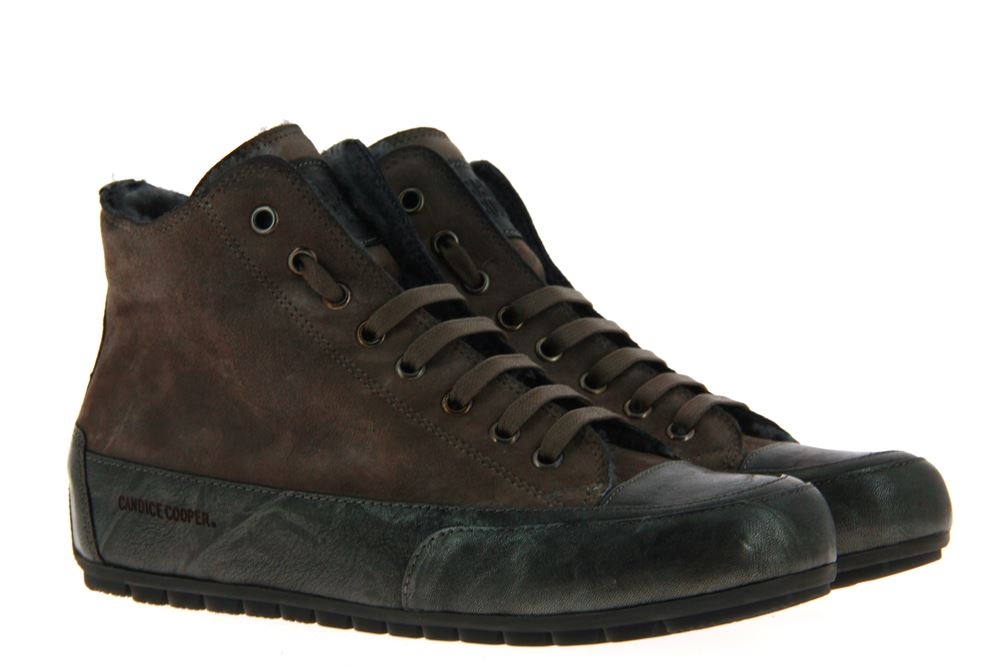 Candice Cooper Sneaker gefüttert PLUS SHEARLING CAMOSCIO OLMO (38)