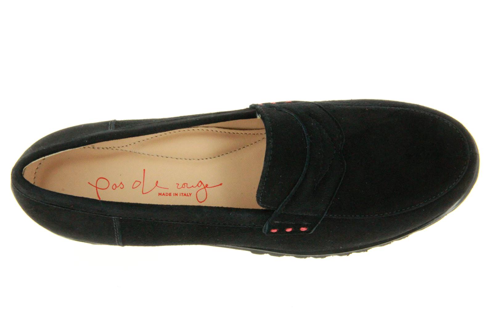 Pas de rouge Slipper MARTA CAMOSCIO NERO (36½)