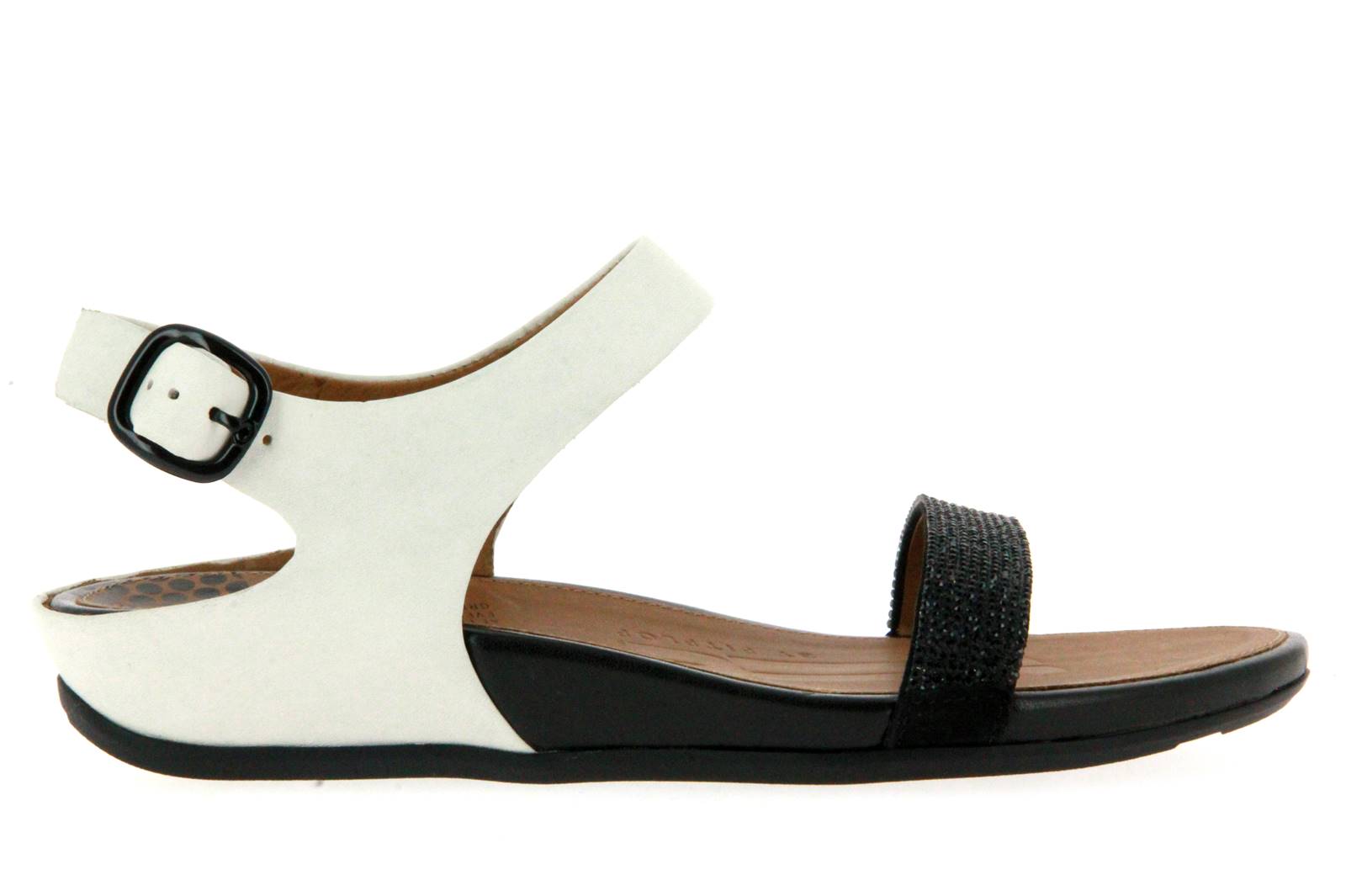 Fitflop Sandale BANDA MICRO CRYSTAL BLACK WHITE (42)