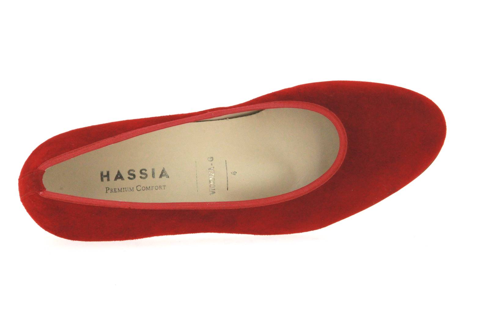 Hassia Pumps VICENZA SAMTZIEGE ROSSO (37½)