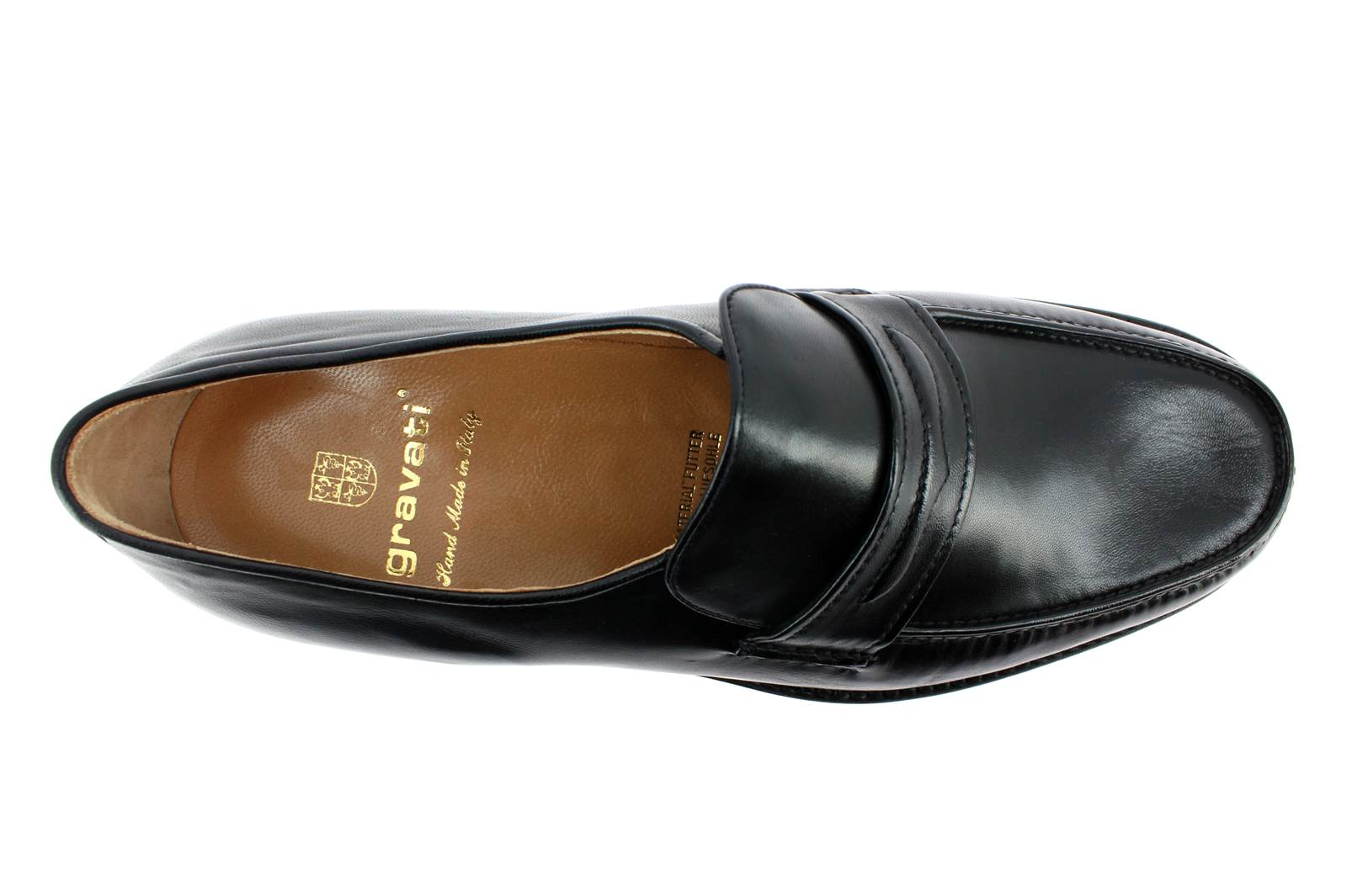 Gravati Slipper NAPPA NERO (44½)