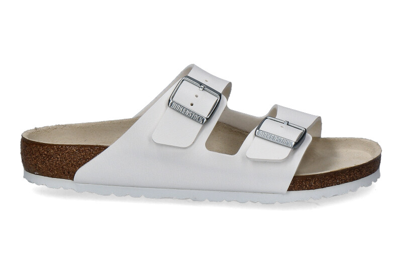 Birkenstock Pantolette ARIZONA NORMAL BIRKO-FLOR WEISS (47)