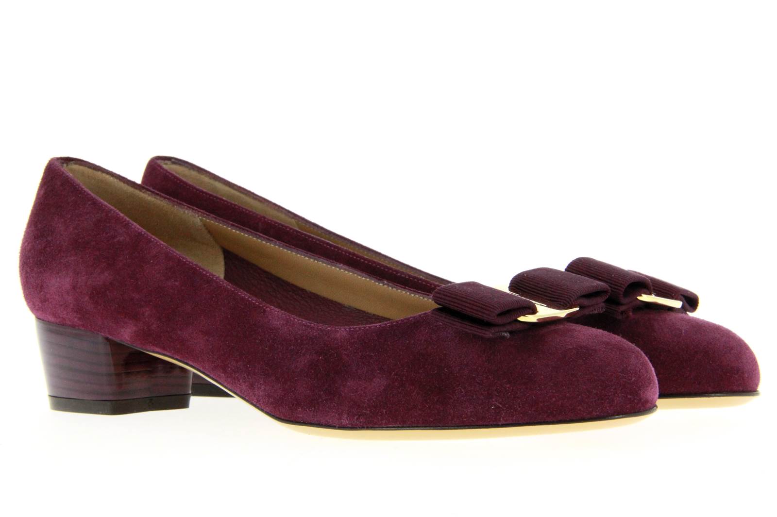 Salvatore Ferragamo Pumps VARA CAMOSCIO BAROLO (41½)