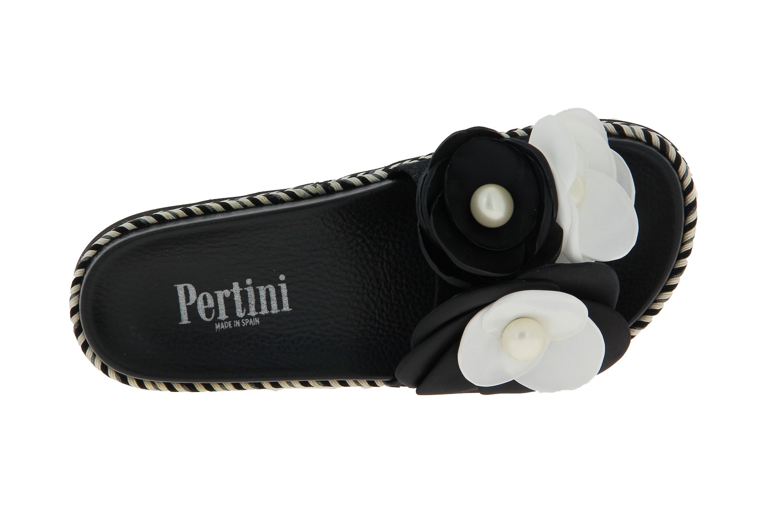 Pertini Pantolette VEGA BLACK LIMA BLACK (39)