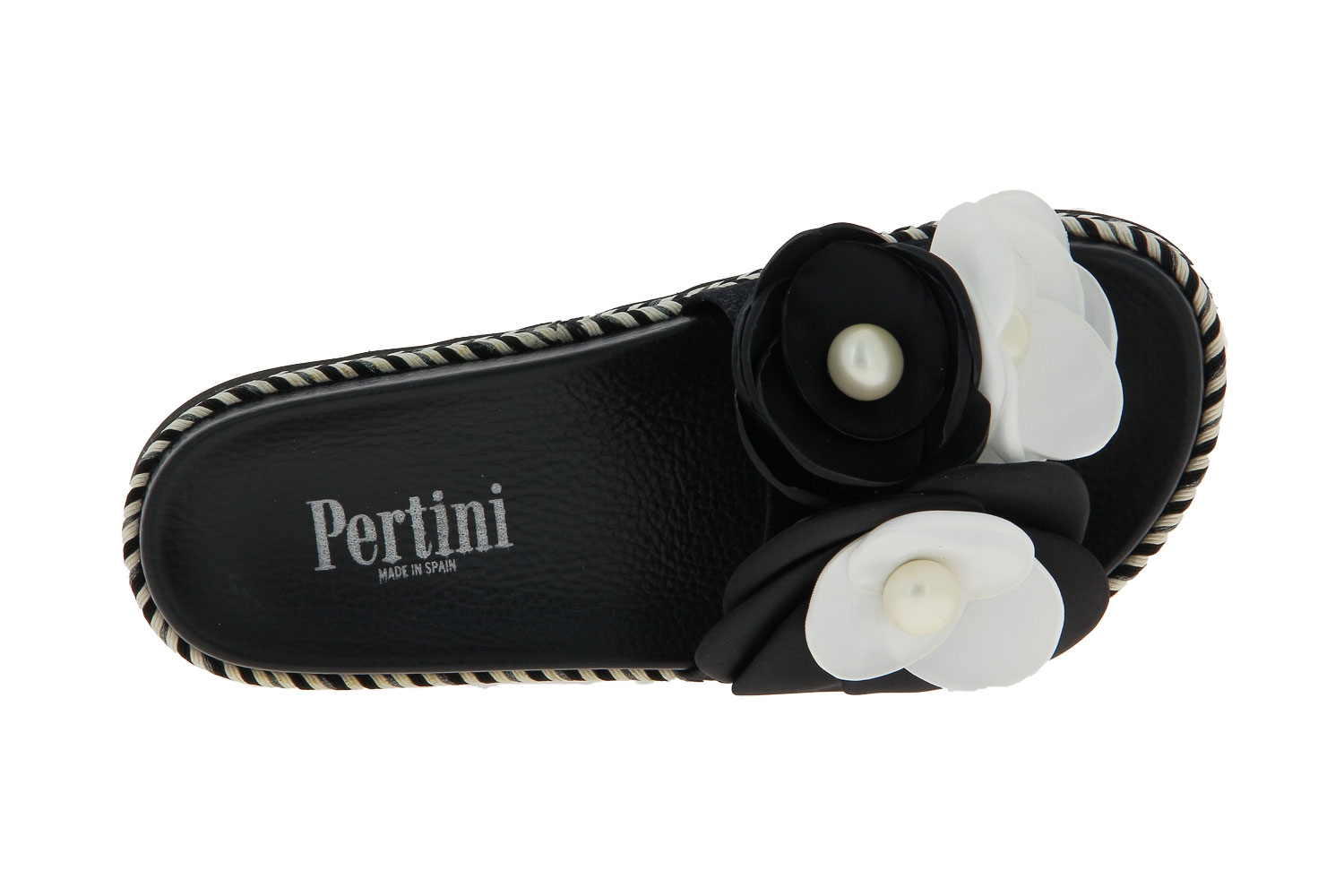 Pertini Pantolette VEGA BLACK LIMA BLACK (35)