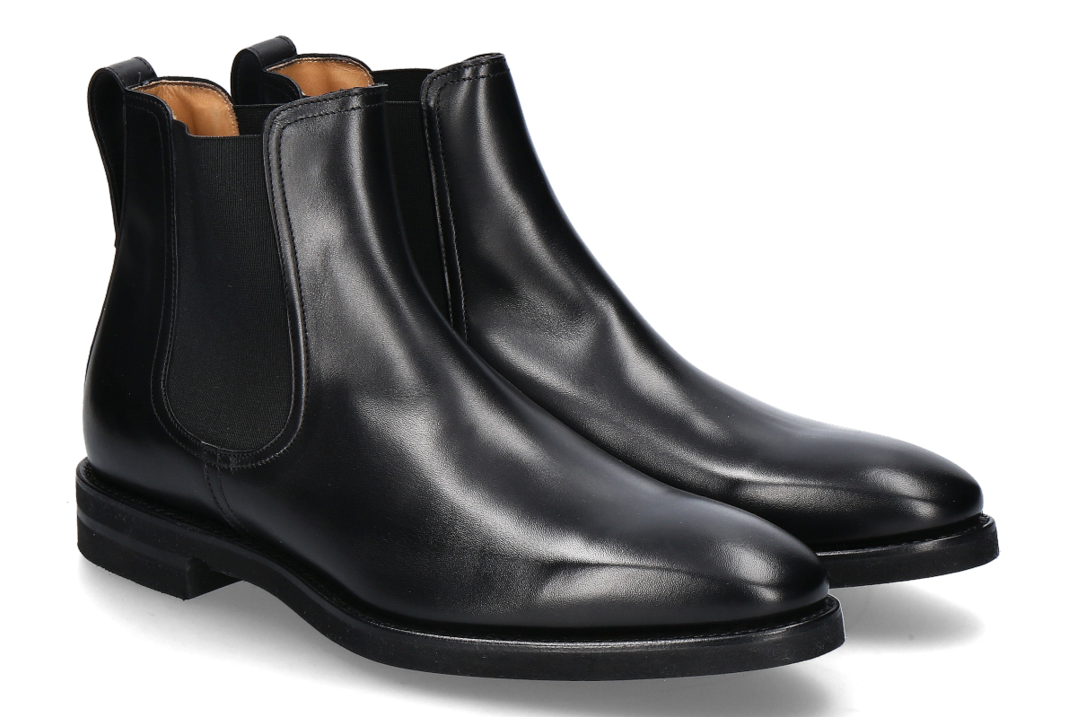 Berwick Herren Chelsea Boot BOX CALF - negro / schwarz