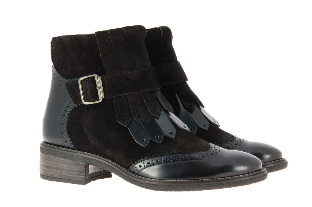 Paul Green Stiefelette BÜRSTKALB SUEDE BLACK (37½)