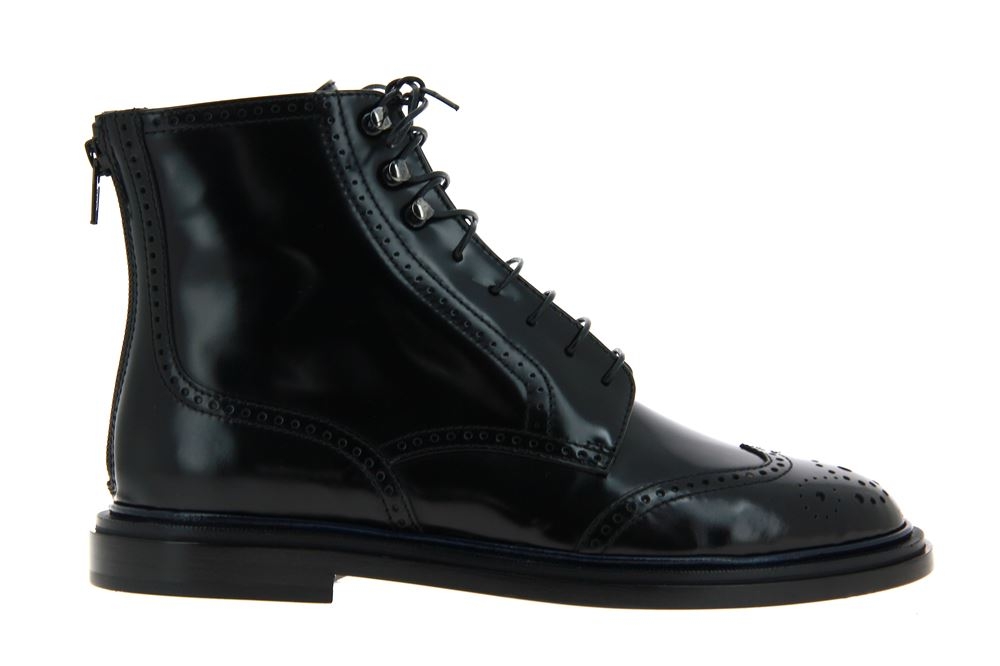 Attilio Giusti Leombruni Stiefelette GLATTLEDER SCHWARZ BLAU (40½)