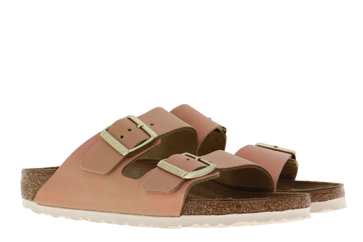 Birkenstock Pantolette SCHMAL ARIZONA BS WASHED METALLIC SEA COPPER (41)