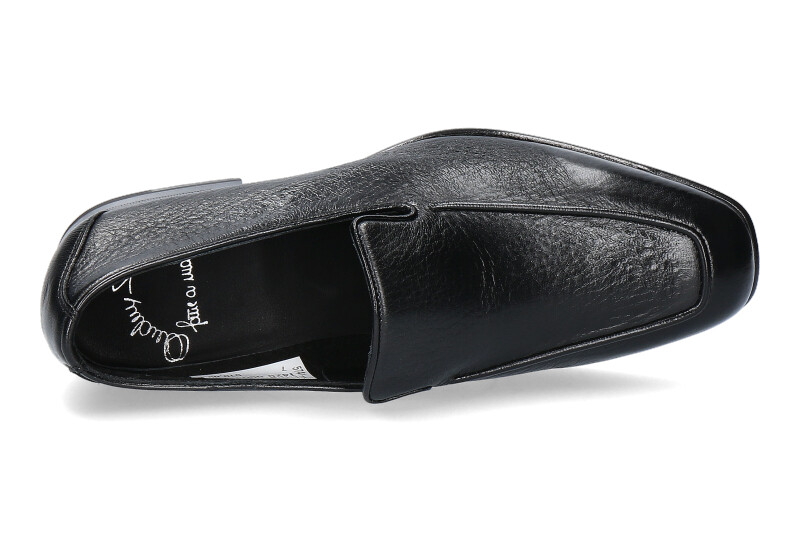 Santoni Slipper MCAG LEATHER BLACK (44)