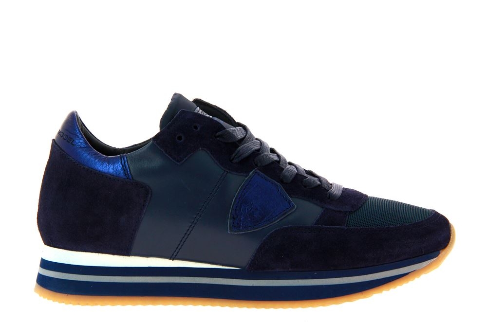 Philippe Model Sneaker TROPEZ HIGHER MONDIAL VEAU BLEU (37 )