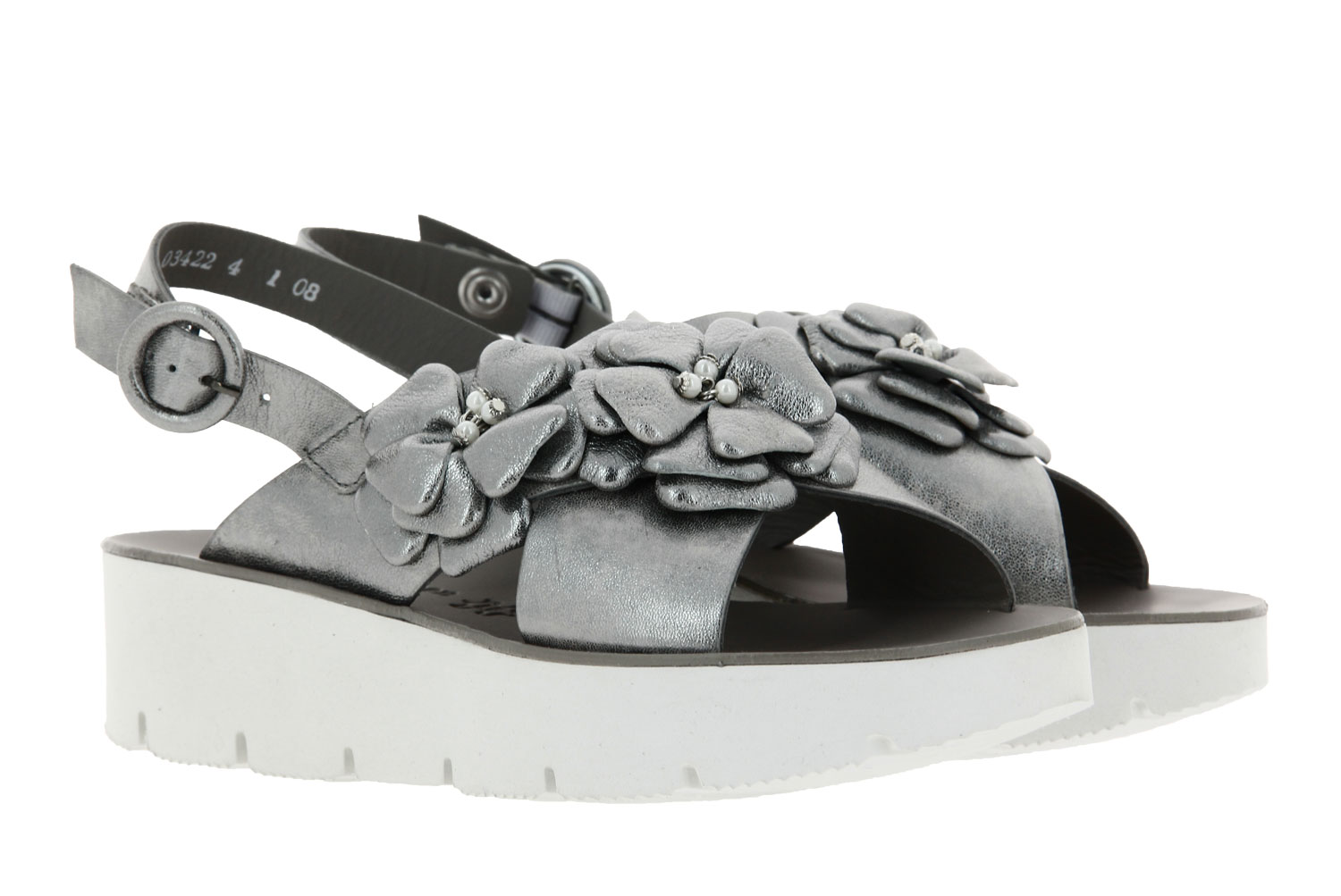 Paul Green Sandale VINTAGE NAPPA SILVER (42)