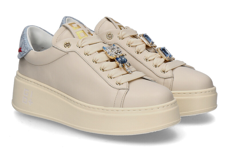 Gio+ Damen-Sneaker PIA312A COMBI- gatto/beige