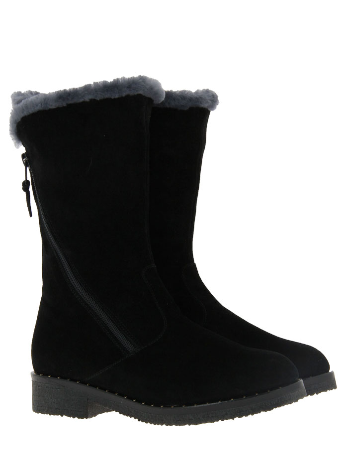 Baldan Stiefel gefüttert VELOUR NERO (40)