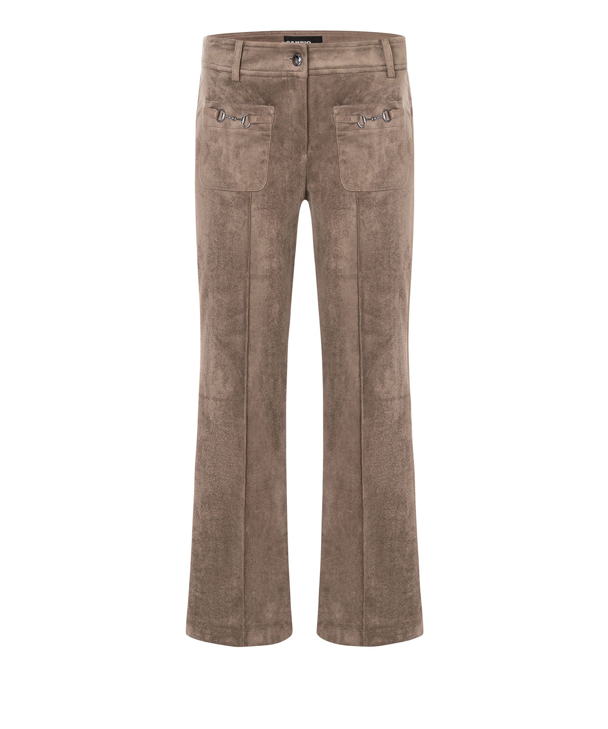 Cambio Stoffhose FARAH PATCHED POCKET - petit loop/braun