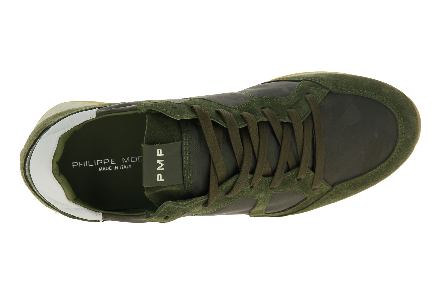 Philippe Model Sneaker MONACO CAMOSCIO VERT (45)