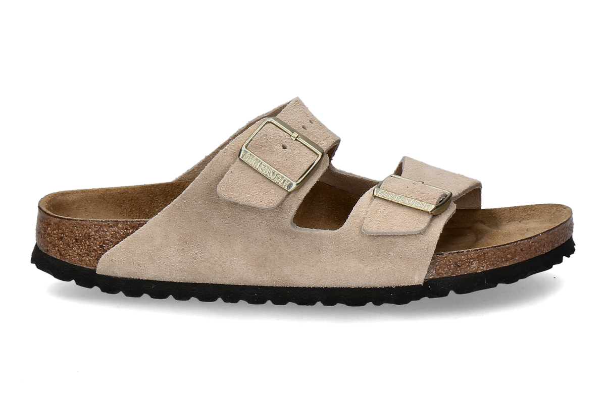Birkenstock Damen- Pantolette ARIZONA BS- sandcastle/ beige