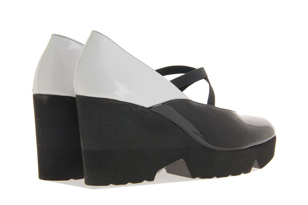 Thierry Rabotin Keilslipper TECNO SHINE BLACK WHITE (40½)