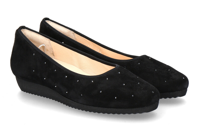 Hassia Slipper SANREMO SAMTZIEGE SCHWARZ (43) Hassia Slipper SANREMO SAMTZIEGE SCHWARZ (43)