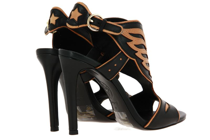 ASH High Heels GALAXY SOFT BRASIL BLACK NUDE (36)