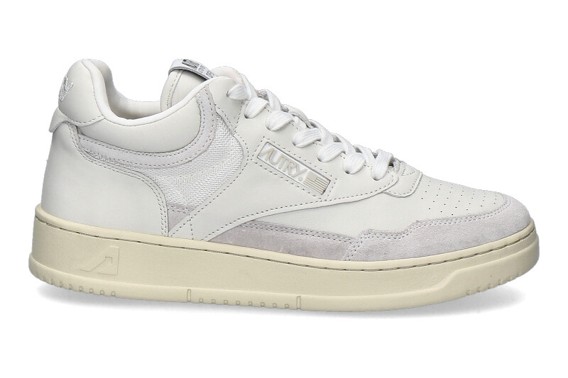 Autry Sneaker OPEN MID MAN LEATHER WHITE