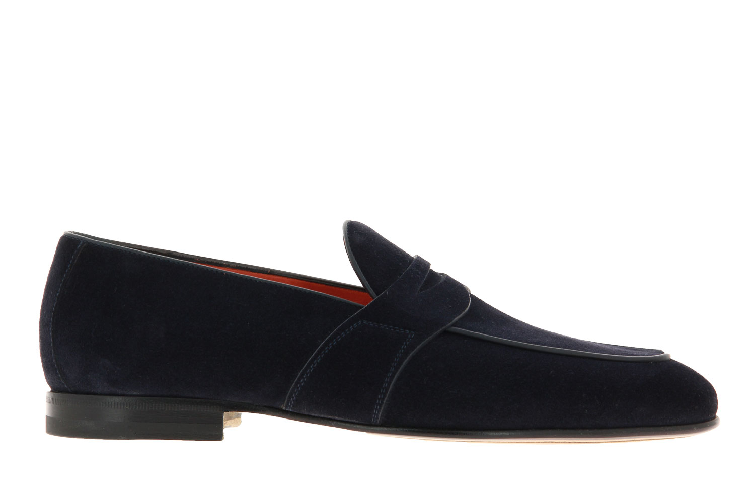 Santoni Slipper CAMOSCIO DARKBLUE (42½)