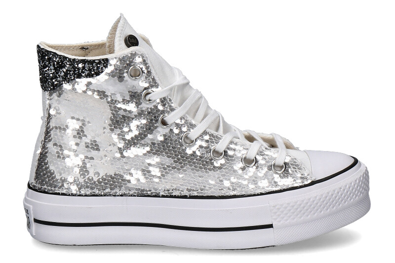 Ballo da Sola Converse ALL STAR SILVER GLITTER 