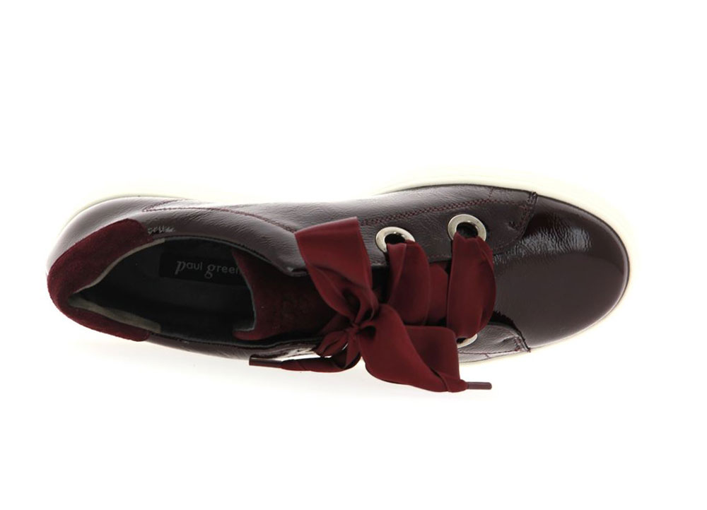 Paul Green Sneaker KNAUTSCHLACK BORDO WINE (37 )